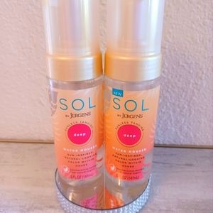 NEW Sol by Jergens Sunless Tanning set of 2
